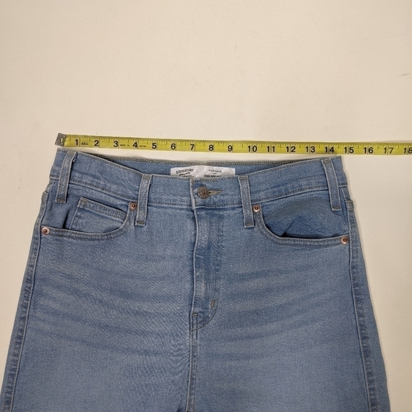 Levi's Heritage Signature Light Wash High Rise Skinny Jeans - Picture 8 of 9